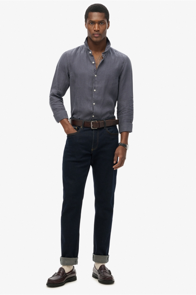 VACATION L S LINEN SHIRT M4010995A CASTLEROCK GREY